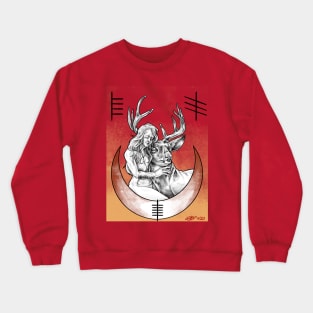 Beltane is Coming by Haunting Beauty Art, Cailtin Elizabeth 2020 © Crewneck Sweatshirt